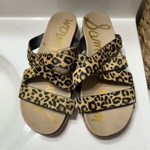 Sam Edelman platform slide sandals